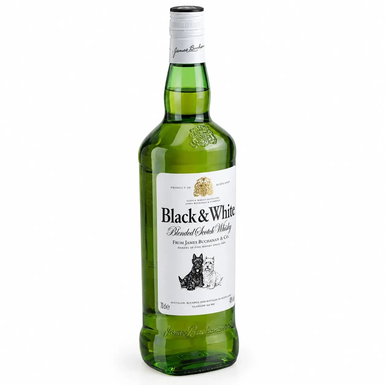 Black & White Blended Scotch Whisky 1L