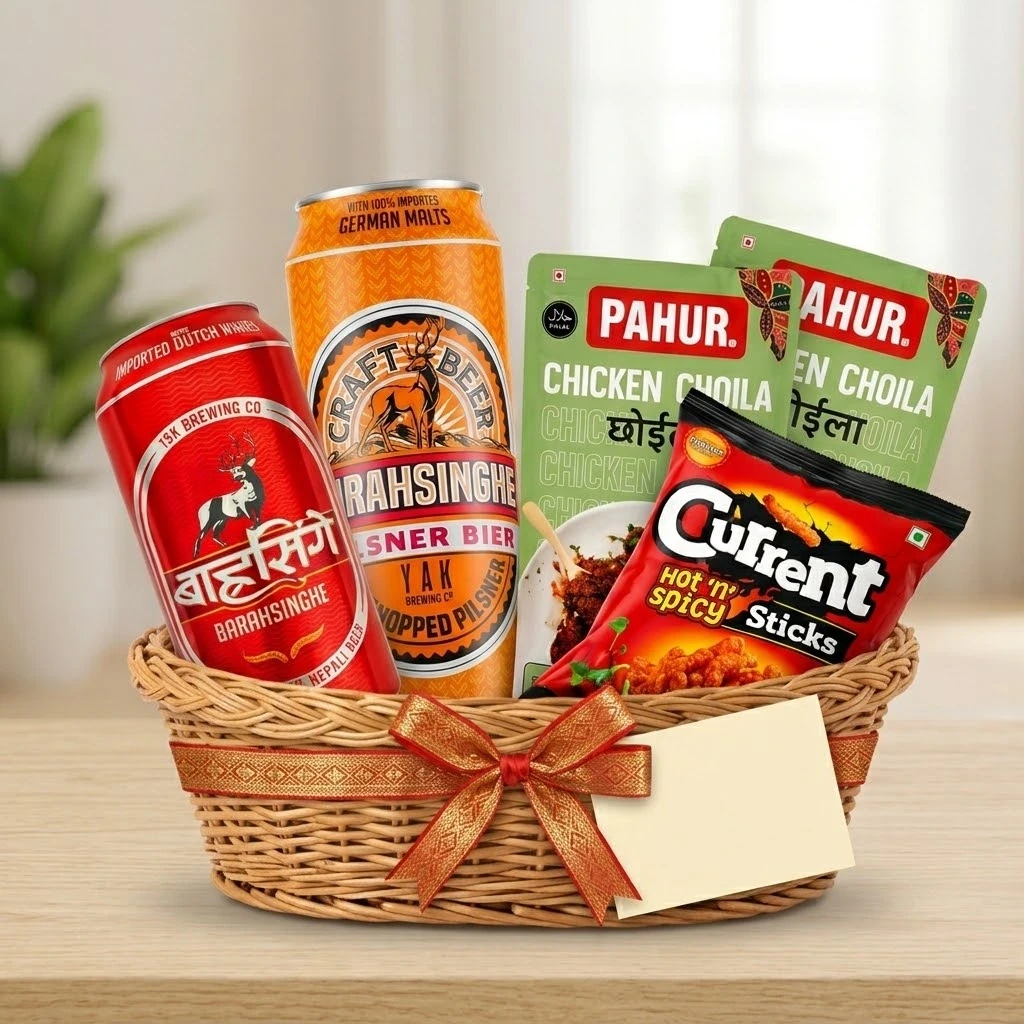 Send Beer with Snacks Combo for your favourite ones | 24/7 Delivery