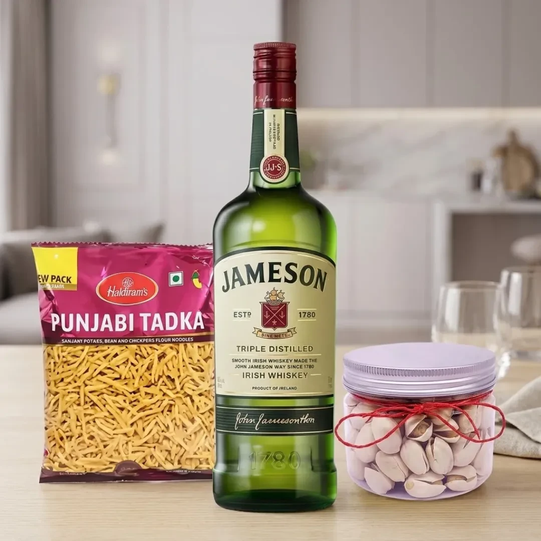 Jameson Whiskey & Snacks Gift Combo
